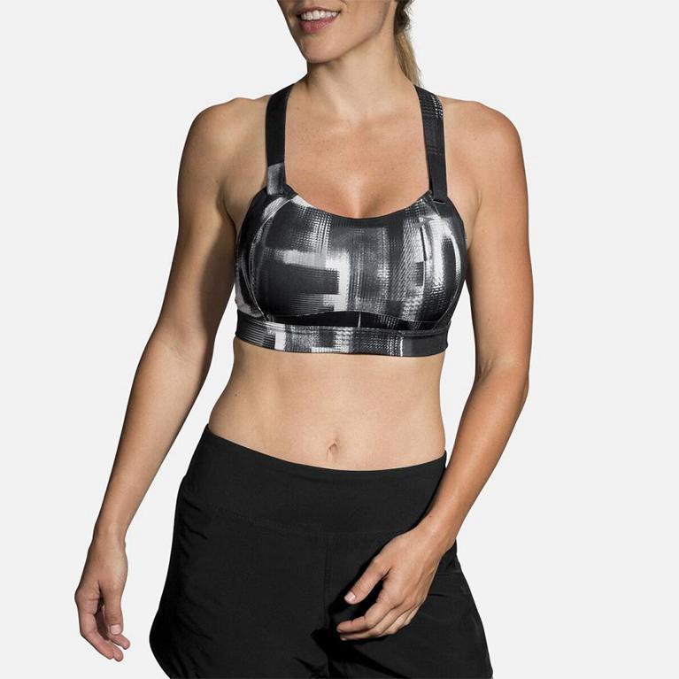 Brooks JUNO SPORTS Running Bra Womens Online - Grey (DFI731408)